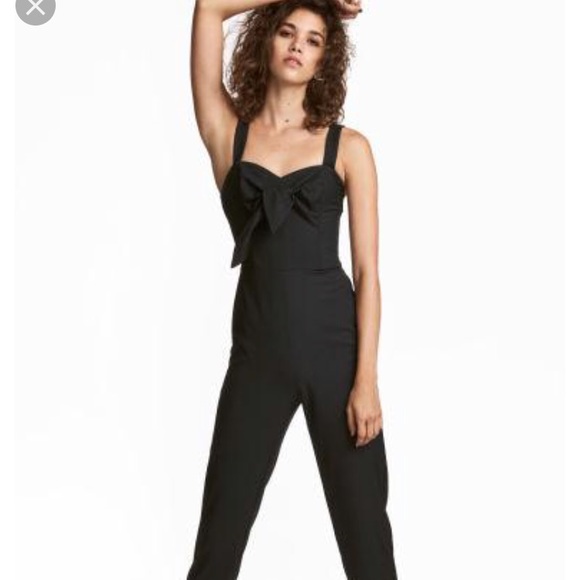 h&m black jumpsuit